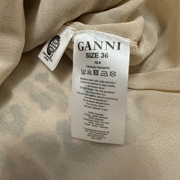 Gianni - Women's Mullin Georgette Mini Dress - Leopard - size 6 - EXCELLENT COND - Picture 13 of 16